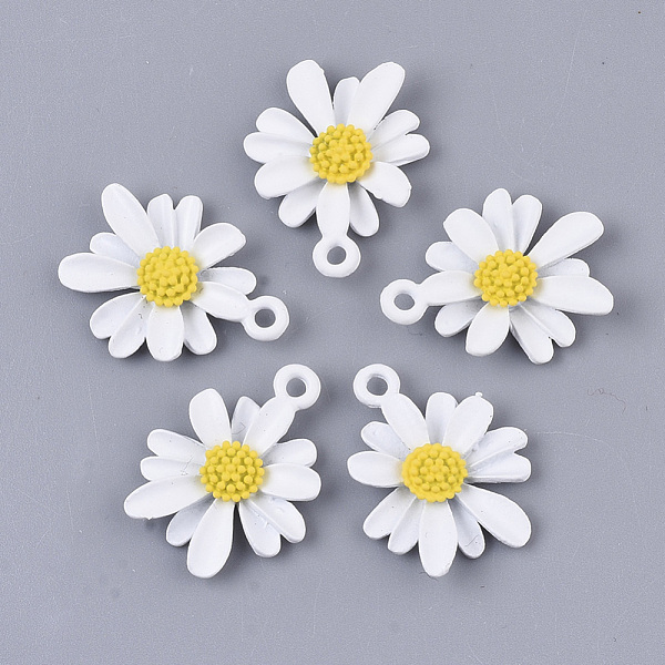 PandaHall Spray Painted Alloy Pendants, Flower/Daisy, White, 20.5x16.5x4mm, Hole: 1.8mm Alloy Flower White
PandaHall Spray Painted Alloy Pendants, Flower/Daisy, White, 20.5x16.5x4mm, Hole: 1.8mm Alloy Flower White