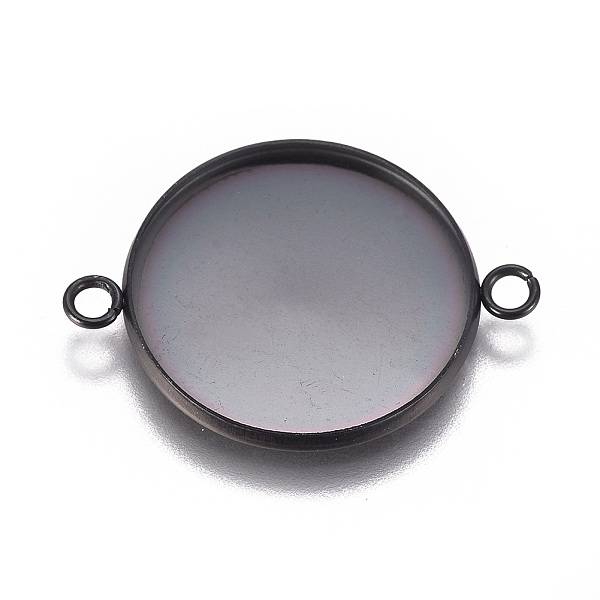 PandaHall 304 Stainless Steel Cabochon Connector Settings, Plain Edge Bezel Cups, Flat Round, Electrophoresis Black, Tray: 22mm...
PandaHall 304 Stainless Steel Cabochon Connector Settings, Plain Edge Bezel Cups, Flat Round, Electrophoresis Black, Tray: 22mm...