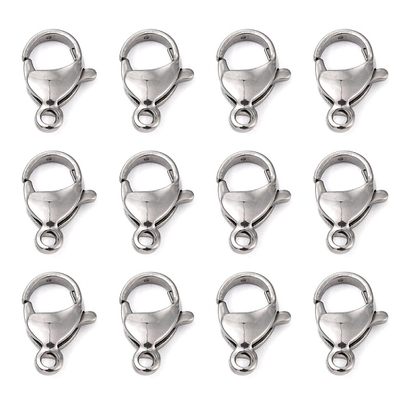 PandaHall Polished 304 Stainless Steel Lobster Claw Clasps, Parrot Trigger Clasps, Stainless Steel Color, 16x11x5mm, Hole: 2mm 304 Stainless...
PandaHall Polished 304 Stainless Steel Lobster Claw Clasps, Parrot Trigger Clasps, Stainless Steel Color, 16x11x5mm, Hole: 2mm 304 Stainless...