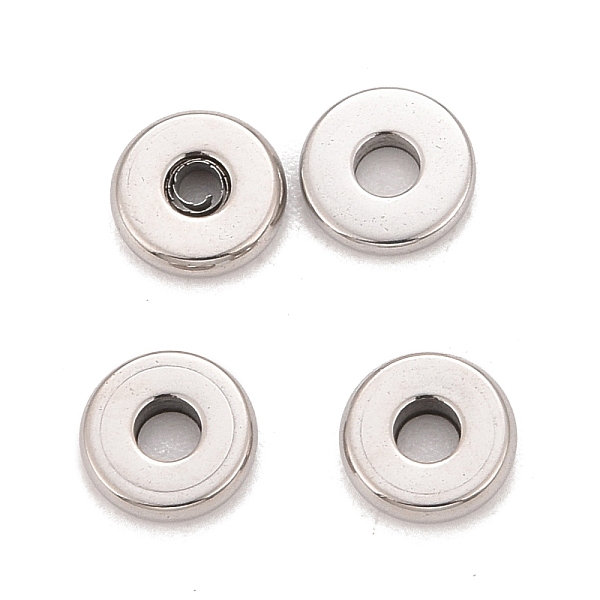 PandaHall 304 Stainless Steel Spacer Beads, Donut, Stainless Steel Color, 6x1.5~1.6mm, Hole: 2mm 304 Stainless Steel Donut
PandaHall 304 Stainless Steel Spacer Beads, Donut, Stainless Steel Color, 6x1.5~1.6mm, Hole: 2mm 304 Stainless Steel Donut