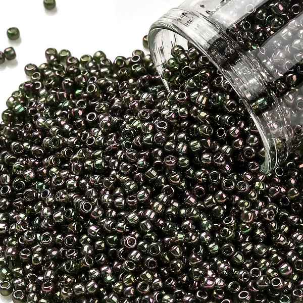 PandaHall TOHO Round Seed Beads, Japanese Seed Beads, (323) Gold Luster Olivine, 11/0, 2.2mm, Hole: 0.8mm, about 1103pcs/10g Glass Green
PandaHall TOHO Round Seed Beads, Japanese Seed Beads, (323) Gold Luster Olivine, 11/0, 2.2mm, Hole: 0.8mm, about 1103pcs/10g Glass Green