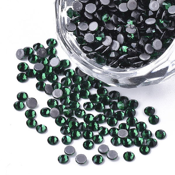 PandaHall Hotfix Rhinestone, Glass Rhinestone Flat Back Cabochons, Half Round, Emerald, SS6, 1.9~2x1mm, about 1440pcs/bag Glass Rhinestone..., Green
PandaHall Hotfix Rhinestone, Glass Rhinestone Flat Back Cabochons, Half Round, Emerald, SS6, 1.9~2x1mm, about 1440pcs/bag Glass Rhinestone..., Green