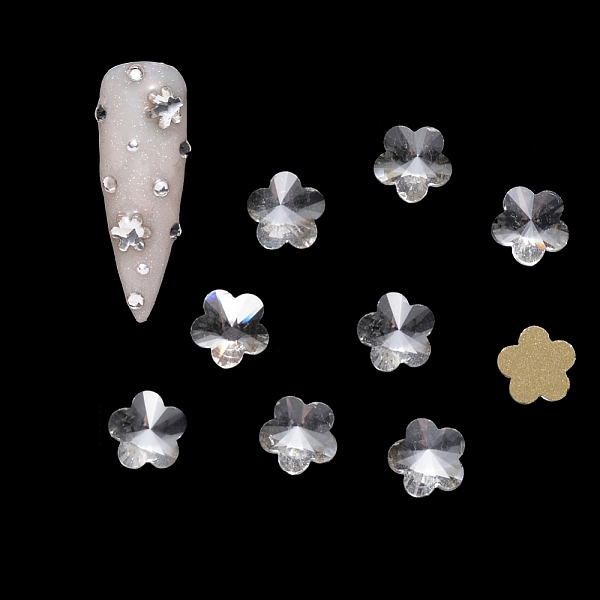 PandaHall Flat Back Glass Rhinestone Cabochons, Nail Art Decoration Accessories, Faceted, Plum Blossom, Crystal, 6x6x2.5mm, 20pcs/bag Glass..., Clear
PandaHall Flat Back Glass Rhinestone Cabochons, Nail Art Decoration Accessories, Faceted, Plum Blossom, Crystal, 6x6x2.5mm, 20pcs/bag Glass..., Clear