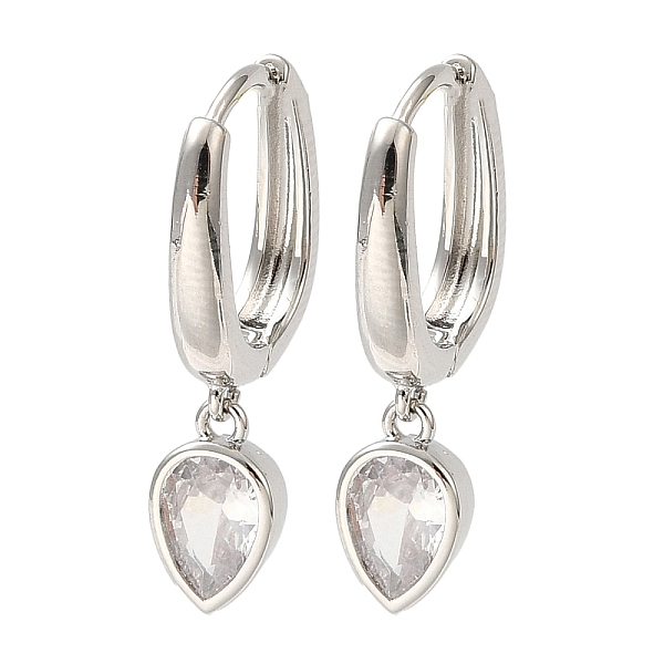 PandaHall Cubic Zirconia Teardrop Dangle Hoop Earrings, Rack Plating Brass Earrings for Women, Lead Free & Cadmium Free, Platinum, 25.5x6mm...
PandaHall Cubic Zirconia Teardrop Dangle Hoop Earrings, Rack Plating Brass Earrings for Women, Lead Free & Cadmium Free, Platinum, 25.5x6mm...