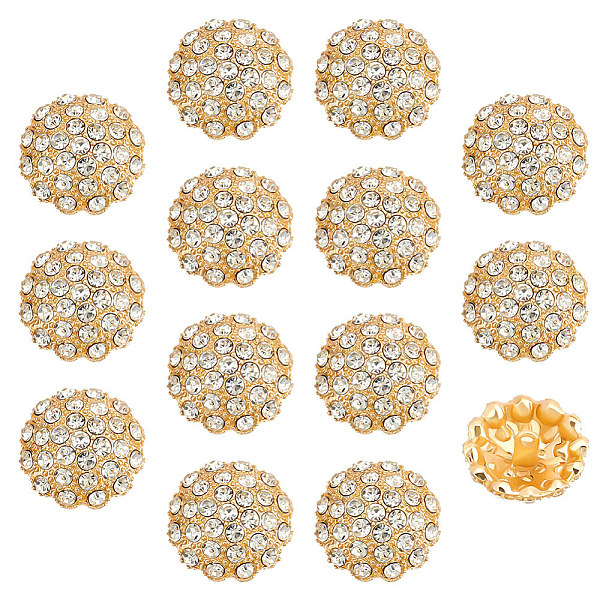 PandaHall FINGERINSPIRE 14pcs Flower Rhinestone Buttons Sew on Clothing Buttons 1-Hole Alloy Shank Buttons Golden Rhinestone Buttons Crystal..., Clear
PandaHall FINGERINSPIRE 14pcs Flower Rhinestone Buttons Sew on Clothing Buttons 1-Hole Alloy Shank Buttons Golden Rhinestone Buttons Crystal..., Clear