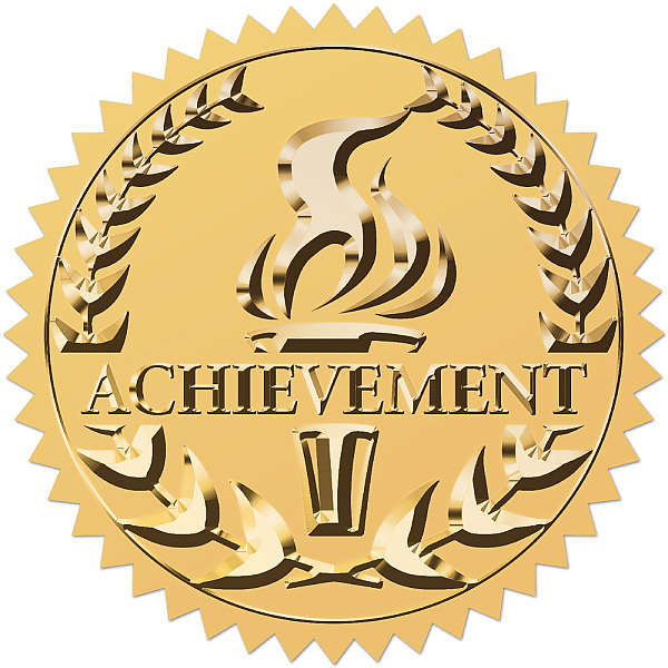 PandaHall Self Adhesive Gold Foil Embossed Stickers, Medal Decoration Sticker, Word, 5x5cm Metal Word
PandaHall Self Adhesive Gold Foil Embossed Stickers, Medal Decoration Sticker, Word, 5x5cm Metal Word
