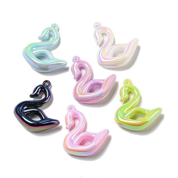 PandaHall UV Plating Acrylic Pendants, Swan, Mixed Color, 49x42x18mm, Hole: 3mm Acrylic Swan Multicolor
PandaHall UV Plating Acrylic Pendants, Swan, Mixed Color, 49x42x18mm, Hole: 3mm Acrylic Swan Multicolor