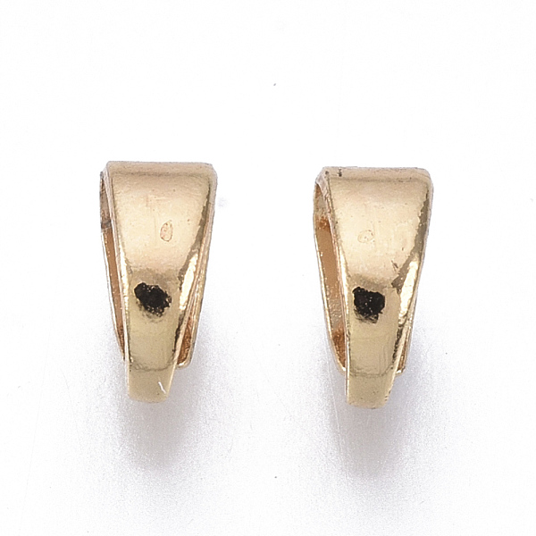 PandaHall Brass Snap on Bails, Nickel Free, Real 18K Gold Plated, 6x4x3mm, Hole: 5x3mm Brass
PandaHall Brass Snap on Bails, Nickel Free, Real 18K Gold Plated, 6x4x3mm, Hole: 5x3mm Brass