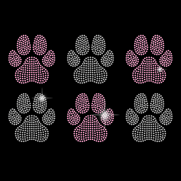 PandaHall Cat's Paw Print Glass Hotfix Rhinestone, Iron on Appliques, Costume Accessories, for Clothes, Bags, Pants, Pink, 297x210mm Glass...
PandaHall Cat's Paw Print Glass Hotfix Rhinestone, Iron on Appliques, Costume Accessories, for Clothes, Bags, Pants, Pink, 297x210mm Glass...