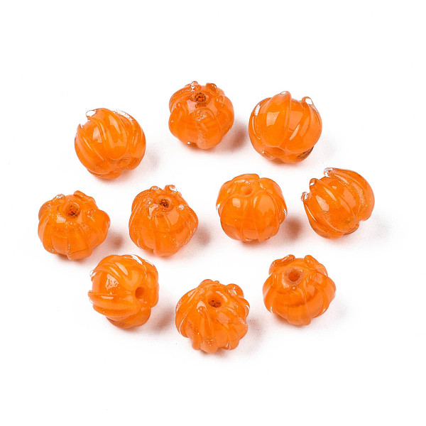 PandaHall Handmade Lampwork Beads, Flower, Orange, 10~11x11.5~12.5mm, Hole: 1.2mm Lampwork Flower Orange
PandaHall Handmade Lampwork Beads, Flower, Orange, 10~11x11.5~12.5mm, Hole: 1.2mm Lampwork Flower Orange