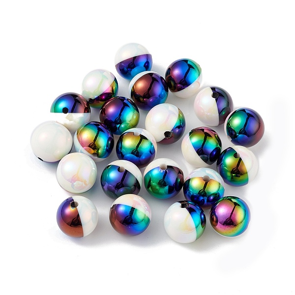 PandaHall Opaque Acrylic Beads, AB Color, Round, Colorful, 16x15.5mm, Hole: 2.4mm Acrylic Round
PandaHall Opaque Acrylic Beads, AB Color, Round, Colorful, 16x15.5mm, Hole: 2.4mm Acrylic Round