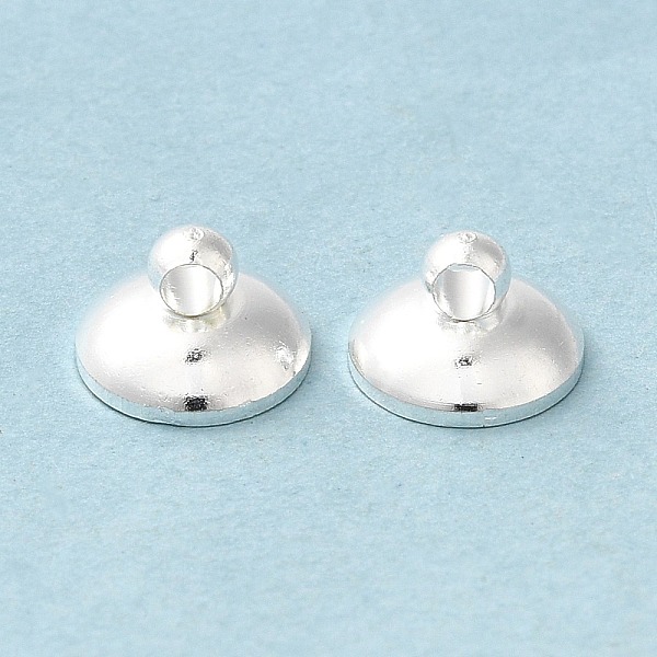 PandaHall Brass Bead Cap Pendant Bails, for Globe Glass Bubble Cover Pendants, Vail, Lid, Silver, 8x6mm, Hole: 1mm Brass
PandaHall Brass Bead Cap Pendant Bails, for Globe Glass Bubble Cover Pendants, Vail, Lid, Silver, 8x6mm, Hole: 1mm Brass