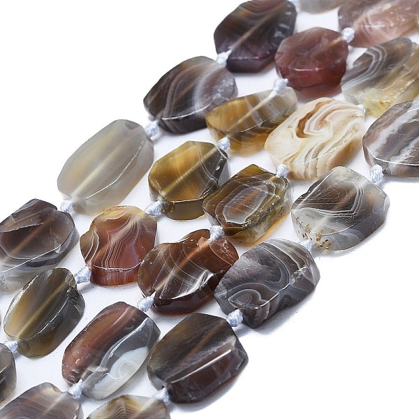 PandaHall Natural Botswana Agate Beads Strands, Rectangle, 15~17x10~13x5~7mm, Hole: 1mm, about 22pcs/strand, 15.94''(40.5cm) Botswana Agate...
PandaHall Natural Botswana Agate Beads Strands, Rectangle, 15~17x10~13x5~7mm, Hole: 1mm, about 22pcs/strand, 15.94''(40.5cm) Botswana Agate...