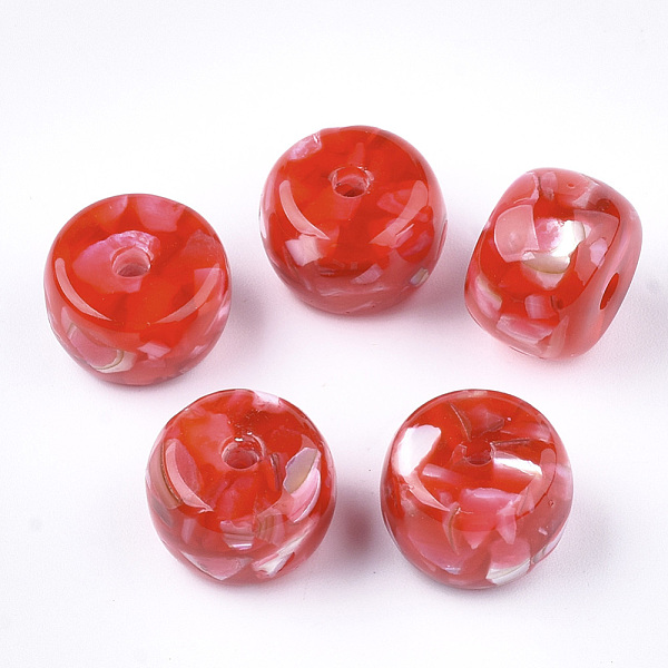 PandaHall Resin Beads, with Shell, Rondelle, Red, 12x8~9mm, Hole: 1.8mm Shell+Resin Rondelle Red
PandaHall Resin Beads, with Shell, Rondelle, Red, 12x8~9mm, Hole: 1.8mm Shell+Resin Rondelle Red