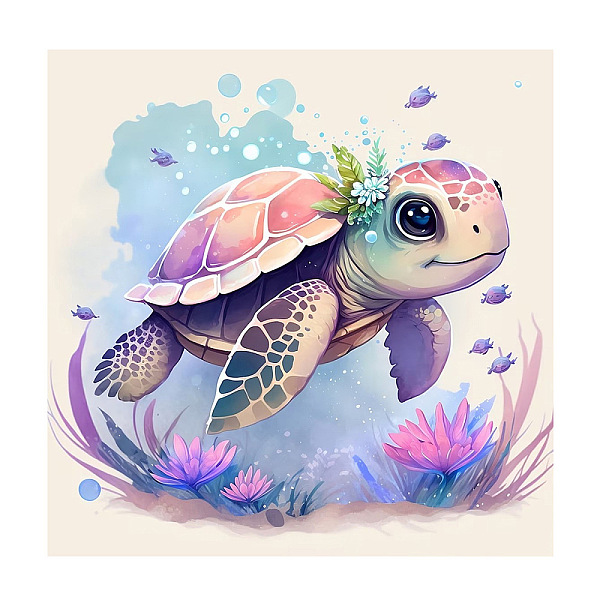 PandaHall Sea Turtle Pattern DIY Diamond Painting Kits, with Resin Rhinestones, Diamond Sticky Pen, Tray Plate and Glue Clay, Lilac, Style2..., Purple
PandaHall Sea Turtle Pattern DIY Diamond Painting Kits, with Resin Rhinestones, Diamond Sticky Pen, Tray Plate and Glue Clay, Lilac, Style2..., Purple