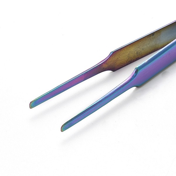 PandaHall Stainless Steel Beading Tweezers, Colorful, 12.15x0.95cm Stainless Steel
PandaHall Stainless Steel Beading Tweezers, Colorful, 12.15x0.95cm Stainless Steel