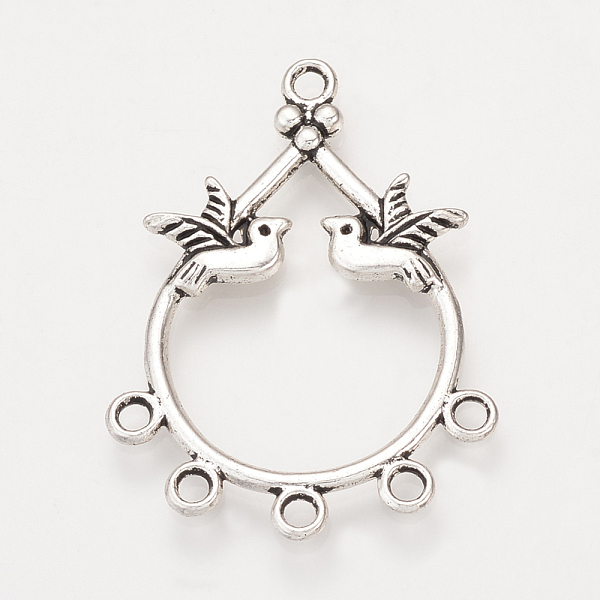 PandaHall Tibetan Style Alloy Chandelier Components, Teardrop with Bird, Cadmium Free & Nickel Free & Lead Free, Antique Silver, 36.5x27x2mm...
PandaHall Tibetan Style Alloy Chandelier Components, Teardrop with Bird, Cadmium Free & Nickel Free & Lead Free, Antique Silver, 36.5x27x2mm...