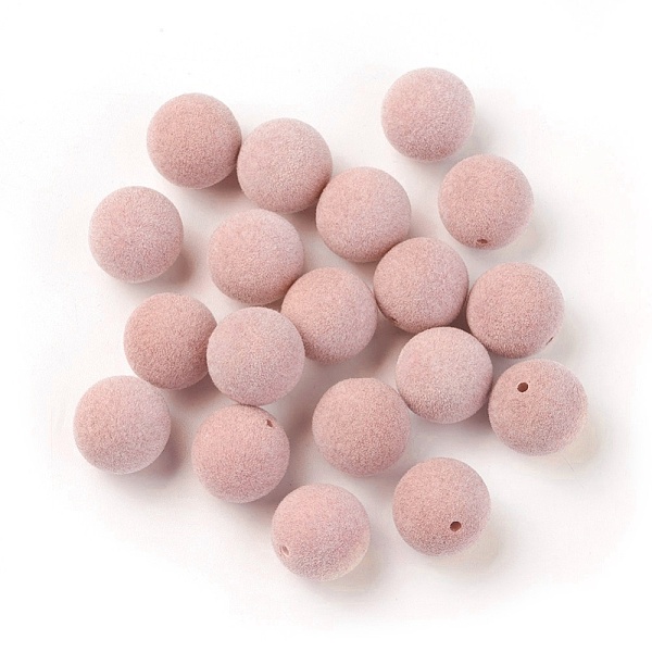 PandaHall Flocky Acrylic Beads, Half Drilled, Round, Pink, 11.5~12mm, Hole: 1.6mm Acrylic Round Pink
PandaHall Flocky Acrylic Beads, Half Drilled, Round, Pink, 11.5~12mm, Hole: 1.6mm Acrylic Round Pink