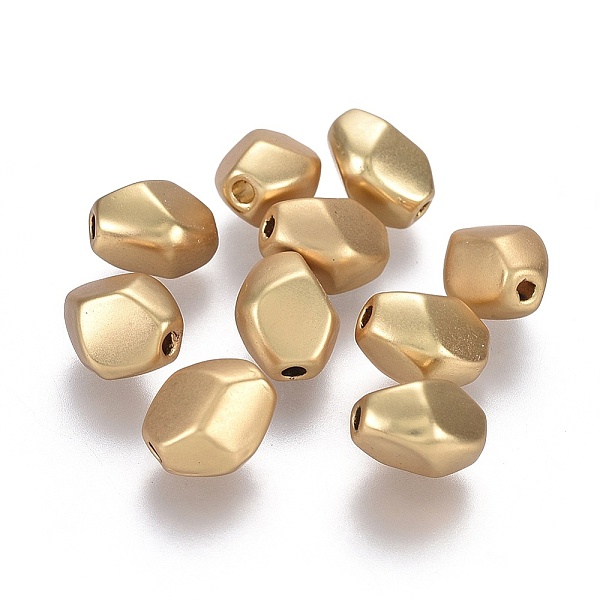 PandaHall Tibetan Style Alloy Beads, Lead Free & Nickel Free & Cadmium Free, Real 18K Gold Plated, Faceted Nugget, Matte Gold Color...
PandaHall Tibetan Style Alloy Beads, Lead Free & Nickel Free & Cadmium Free, Real 18K Gold Plated, Faceted Nugget, Matte Gold Color...