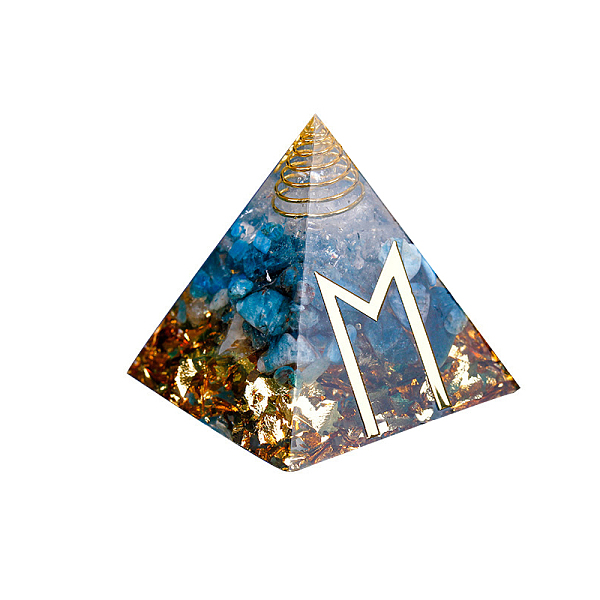 PandaHall Orgonite Pyramid Resin Display Decorations, with Brass Findings, Gold Foil and Natural Gemstone Chips Inside, for Home Office Desk...
PandaHall Orgonite Pyramid Resin Display Decorations, with Brass Findings, Gold Foil and Natural Gemstone Chips Inside, for Home Office Desk...
