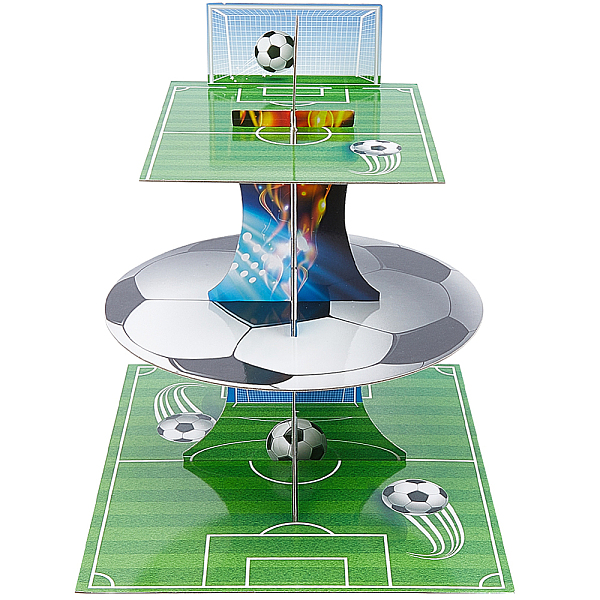 PandaHall Football Match Theme Paper 3-Tier Round Cupcake Stand, for Sports Lover Special Event Decoration, Lime Green, 291x256x330mm Paper...
PandaHall Football Match Theme Paper 3-Tier Round Cupcake Stand, for Sports Lover Special Event Decoration, Lime Green, 291x256x330mm Paper...