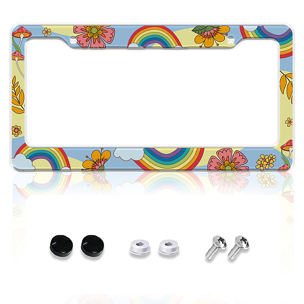 PandaHall Aluminum Alloy Decoration Frame, for Licence Plate, with Screw & Nut, Rectangle, Rainbow, 160x310x5mm Aluminum Alloy Rainbow
PandaHall Aluminum Alloy Decoration Frame, for Licence Plate, with Screw & Nut, Rectangle, Rainbow, 160x310x5mm Aluminum Alloy Rainbow