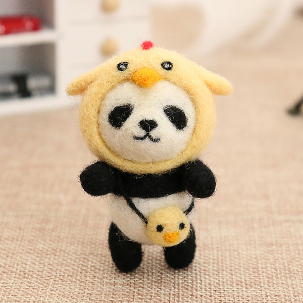 PandaHall Panda Wool Felt Needle Felting Kit with Instructions, Felting Needles Felting Kits for Beginners Arts, Yellow, 116x85mm Wool...
PandaHall Panda Wool Felt Needle Felting Kit with Instructions, Felting Needles Felting Kits for Beginners Arts, Yellow, 116x85mm Wool...