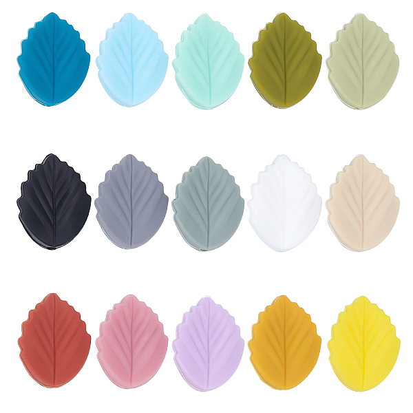 PandaHall PH 30pcs Leaf Silicone Bead, 15 Colors Tree Leaves Beads Charms Plant Rubber Beads Loose Beads for Spring Summer Autumn Bracelets..., Multicolor
PandaHall PH 30pcs Leaf Silicone Bead, 15 Colors Tree Leaves Beads Charms Plant Rubber Beads Loose Beads for Spring Summer Autumn Bracelets..., Multicolor