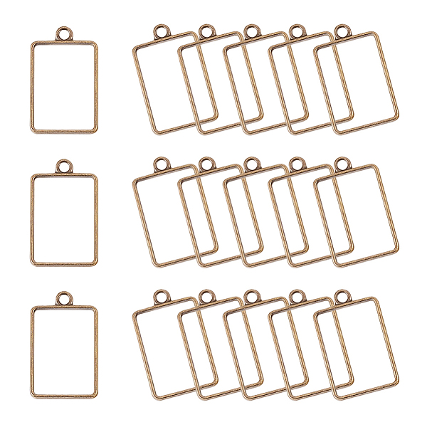 PandaHall 45pcs Antique Bronze Rectangle Alloy Framework Open Back Bezel Charms Pendant Blanks for UV Resin Crafts Jewelry Making...
PandaHall 45pcs Antique Bronze Rectangle Alloy Framework Open Back Bezel Charms Pendant Blanks for UV Resin Crafts Jewelry Making...