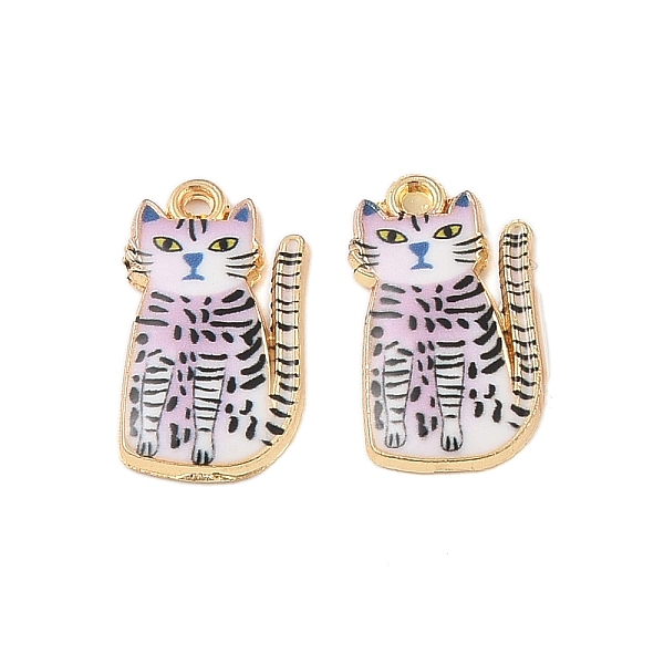 PandaHall Rack Plating Alloy Pendants, with Enamel, Golden, Cat Charm, Pearl Pink, 20x11.5x2.5mm, Hole: 1.5mm Alloy+Enamel Cat Shape
PandaHall Rack Plating Alloy Pendants, with Enamel, Golden, Cat Charm, Pearl Pink, 20x11.5x2.5mm, Hole: 1.5mm Alloy+Enamel Cat Shape