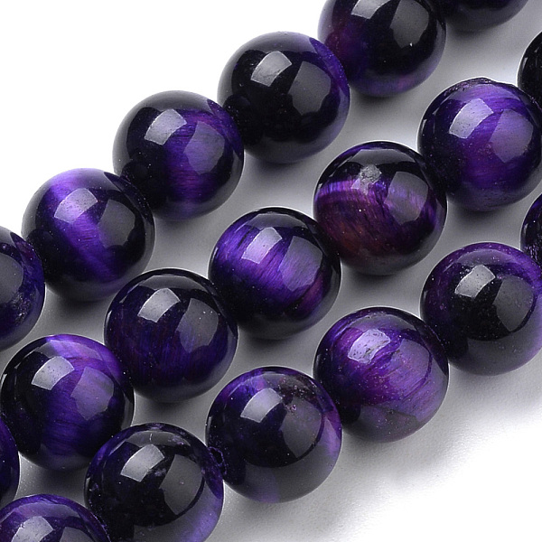 PandaHall Natural Tiger Eye Beads Strands, Dyed, Round, Indigo, 10mm, Hole: 1mm, about 37~40pcs/strand, 14.9~15.1 inch(38~38.5cm) Tiger Eye..., Purple
PandaHall Natural Tiger Eye Beads Strands, Dyed, Round, Indigo, 10mm, Hole: 1mm, about 37~40pcs/strand, 14.9~15.1 inch(38~38.5cm) Tiger Eye..., Purple