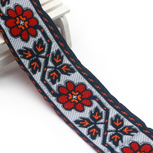 PandaHall Flat Ethnic Style Embroidery Polyester Ribbons, Jacquard Ribbon, Garment Accessories, FireBrick, 2 inch(50mm), about 7.66 Yards..., Red
PandaHall Flat Ethnic Style Embroidery Polyester Ribbons, Jacquard Ribbon, Garment Accessories, FireBrick, 2 inch(50mm), about 7.66 Yards..., Red