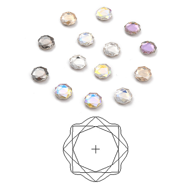 PandaHall K9 Faceted Glass Rhinestone Cabochons, Flat Back & Back Plated, Flat Round, Mixed Color, 8x8x3mm Glass Rhinestone Flat Round..., Multicolor
PandaHall K9 Faceted Glass Rhinestone Cabochons, Flat Back & Back Plated, Flat Round, Mixed Color, 8x8x3mm Glass Rhinestone Flat Round..., Multicolor