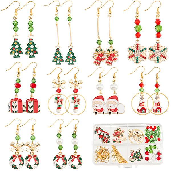 PandaHall SUNNYCLUE Christmas Theme DIY Earring Making Kit, Including Glass Pearl & Bicone Beads, Brass Earring Hooks, Wreath & House &..., Multicolor
PandaHall SUNNYCLUE Christmas Theme DIY Earring Making Kit, Including Glass Pearl & Bicone Beads, Brass Earring Hooks, Wreath & House &..., Multicolor