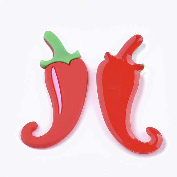 PandaHall PVC Plastic Cabochons, Hot Pepper, Red, 45x19x3mm Plastic Vegetables Red
PandaHall PVC Plastic Cabochons, Hot Pepper, Red, 45x19x3mm Plastic Vegetables Red