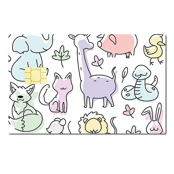 PandaHall PVC Plastic Waterproof Card Stickers, Self-adhesion Card Skin for Bank Card Decor, Rectangle, Animal Pattern, 186.3x137.3mm...
PandaHall PVC Plastic Waterproof Card Stickers, Self-adhesion Card Skin for Bank Card Decor, Rectangle, Animal Pattern, 186.3x137.3mm...