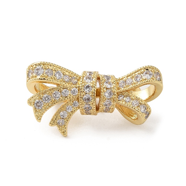 PandaHall Rack Plating Brass Micro Pave Clear Cubic Zirconia Twister Clasps, Lead Free & Cadmium Free, Bowknot, Real 18K Gold Plated...
PandaHall Rack Plating Brass Micro Pave Clear Cubic Zirconia Twister Clasps, Lead Free & Cadmium Free, Bowknot, Real 18K Gold Plated...