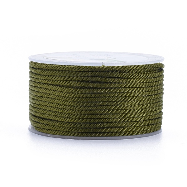 PandaHall Polyester Braided Cords, for Jewelry Making Beading Crafting, Olive Drab, 2mm, about 21.87 yards(20m)/roll Polyester Green
PandaHall Polyester Braided Cords, for Jewelry Making Beading Crafting, Olive Drab, 2mm, about 21.87 yards(20m)/roll Polyester Green