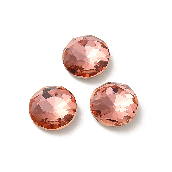 PandaHall Glass Rhinestone Cabochons, Point Back & Back Plated, Faceted, Flat Round, Padparadscha, 6x2.7mm Glass Rhinestone Flat Round Red
PandaHall Glass Rhinestone Cabochons, Point Back & Back Plated, Faceted, Flat Round, Padparadscha, 6x2.7mm Glass Rhinestone Flat Round Red