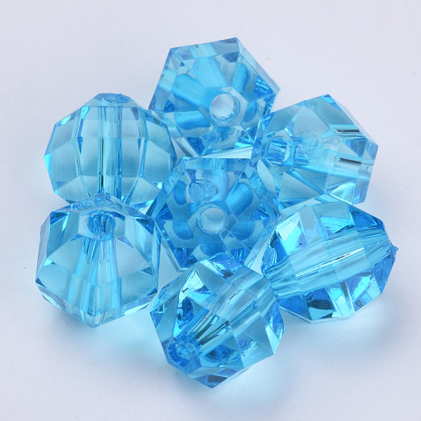 PandaHall Transparent Acrylic Beads, Faceted, Round, Deep Sky Blue, 8x7mm, Hole: 1.5mm, about 1920pcs/500g Acrylic Round Blue
PandaHall Transparent Acrylic Beads, Faceted, Round, Deep Sky Blue, 8x7mm, Hole: 1.5mm, about 1920pcs/500g Acrylic Round Blue