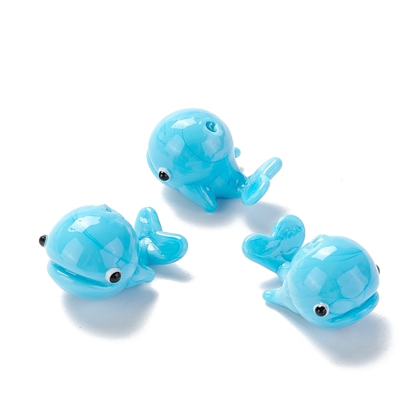 PandaHall Handmade Lampwork Beads, Whale Shape, Deep Sky Blue, 23x15x14mm, Hole: 1mm Lampwork Fish
PandaHall Handmade Lampwork Beads, Whale Shape, Deep Sky Blue, 23x15x14mm, Hole: 1mm Lampwork Fish