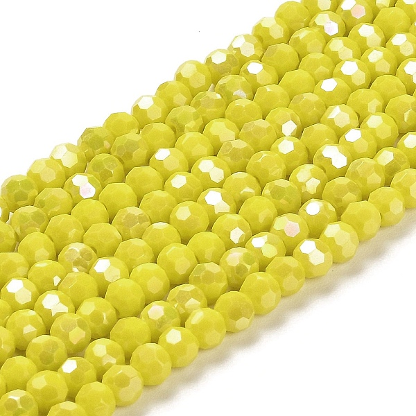 PandaHall Opaque Glass Beads Stands, AB Color, Faceted(32 Facets), Round, Yellow, 4.5x4mm, Hole: 1mm, about 87~93pcs/strand, 32~33cm Glass...
PandaHall Opaque Glass Beads Stands, AB Color, Faceted(32 Facets), Round, Yellow, 4.5x4mm, Hole: 1mm, about 87~93pcs/strand, 32~33cm Glass...