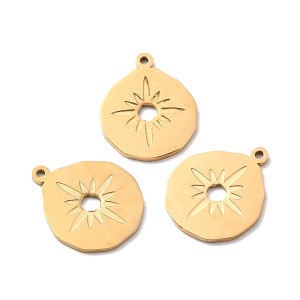 PandaHall Ion Plating(IP) 316 Surgical Stainless Steel Pendants, Teardrop with Sun, Golden, 17x14x1mm, Hole: 1.2mm 316 Surgical Stainless...
PandaHall Ion Plating(IP) 316 Surgical Stainless Steel Pendants, Teardrop with Sun, Golden, 17x14x1mm, Hole: 1.2mm 316 Surgical Stainless...
