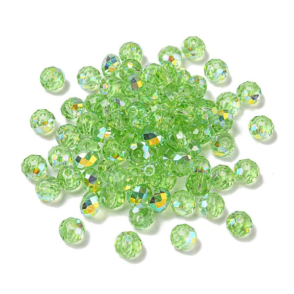 PandaHall Electroplate Glass Beads, Rondelle, Lime, 6x4mm, Hole: 1.4mm, 100pcs/bag Glass Rondelle Green
PandaHall Electroplate Glass Beads, Rondelle, Lime, 6x4mm, Hole: 1.4mm, 100pcs/bag Glass Rondelle Green