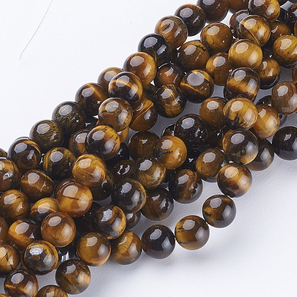 PandaHall Gemstone Beads Strands, Tiger Eye, Round, about 6mm in diameter, hole: about 0.8mm, 15~16 inch Tiger Eye Round Yellow
PandaHall Gemstone Beads Strands, Tiger Eye, Round, about 6mm in diameter, hole: about 0.8mm, 15~16 inch Tiger Eye Round Yellow