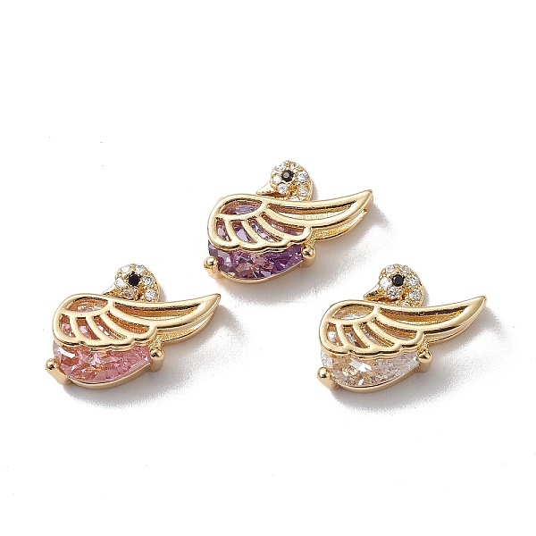 PandaHall Rack Plating Brass Micro Pave Cubic Zirconia Charms, Long-Lasting Plated, Cadmium Free & Lead Free, Real 18K Gold Plated, Swan..., Multicolor
PandaHall Rack Plating Brass Micro Pave Cubic Zirconia Charms, Long-Lasting Plated, Cadmium Free & Lead Free, Real 18K Gold Plated, Swan..., Multicolor