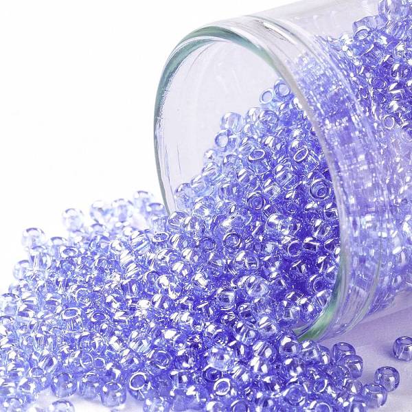 PandaHall TOHO Round Seed Beads, Japanese Seed Beads, (107) Transparent Luster Light Sapphire, 11/0, 2.2mm, Hole: 0.8mm, about 1110pcs/10g..., Blue
PandaHall TOHO Round Seed Beads, Japanese Seed Beads, (107) Transparent Luster Light Sapphire, 11/0, 2.2mm, Hole: 0.8mm, about 1110pcs/10g..., Blue