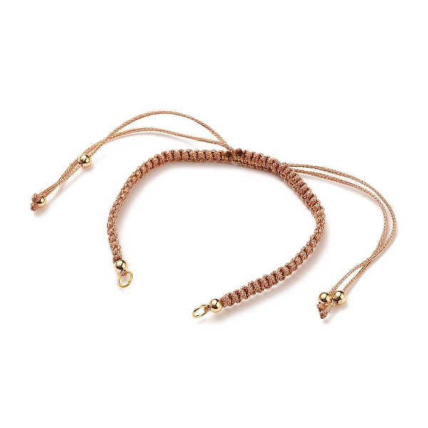 PandaHall Adjustable Braided Polyester Cord Bracelet Making, with 304 Stainless Steel Open Jump Rings, Round Brass Beads, Sandy Brown...
PandaHall Adjustable Braided Polyester Cord Bracelet Making, with 304 Stainless Steel Open Jump Rings, Round Brass Beads, Sandy Brown...