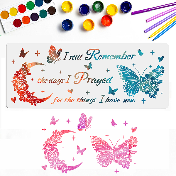 PandaHall PET Hollow Out Drawing Painting Stencils, for DIY Scrapbook, Photo Album, Butterfly Farm, 400x1000mm Plastic Building
PandaHall PET Hollow Out Drawing Painting Stencils, for DIY Scrapbook, Photo Album, Butterfly Farm, 400x1000mm Plastic Building
