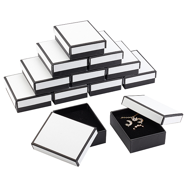 PandaHall Paper Box, Snap Cover, with Sponge Mat, Jewelry Box, Rectangle, White, 9x7x3.1cm Paper Rectangle White
PandaHall Paper Box, Snap Cover, with Sponge Mat, Jewelry Box, Rectangle, White, 9x7x3.1cm Paper Rectangle White